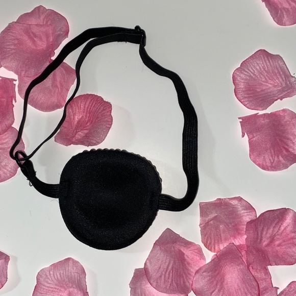 Jet Black Crystal medical Eye Patch Cover Up - Picture 3 of 5